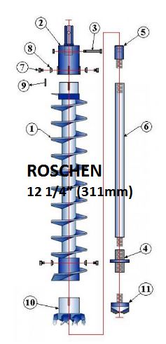 311 мм тройной тяжелый долг