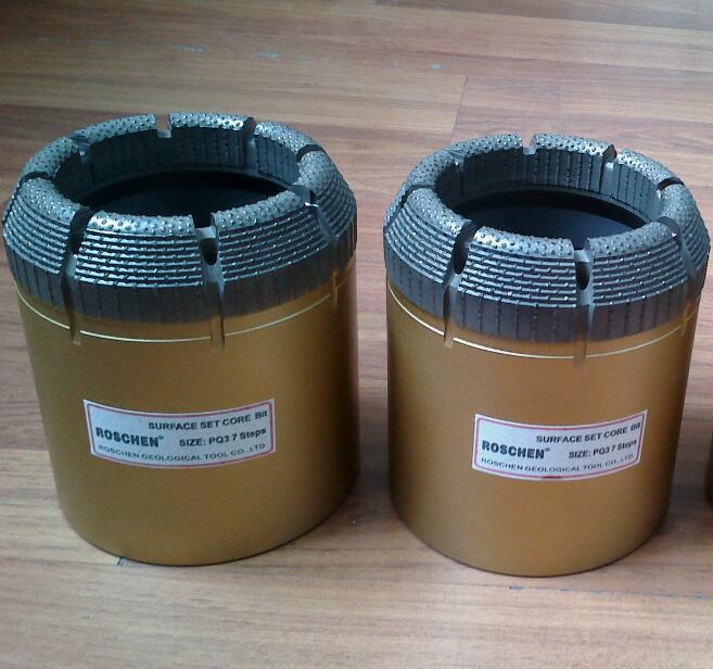 поверхностная алмазная коронка